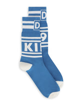 Stretch cotton socks with jacquard DG logo - | Dolce & Gabbana