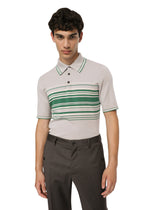 Silk and cotton polo-shirt with DG embroidery - | Dolce & Gabbana