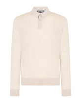 Cashmere polo-style sweater - | Dolce & Gabbana