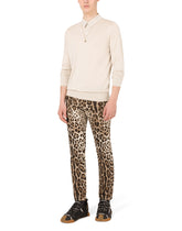 Cashmere polo-style sweater - | Dolce & Gabbana