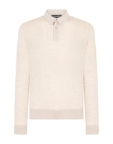 Cashmere polo-style sweater - | Dolce & Gabbana
