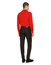 Long-sleeved cashmere polo-shirt - | Dolce & Gabbana