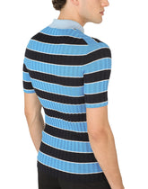 Ribbed silk and cotton polo shirt - | Dolce & Gabbana
