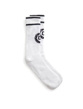 Stretch cotton socks with jacquard DG logo - | Dolce & Gabbana
