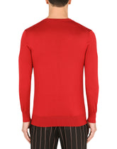 Silk v-neck sweater - | Dolce & Gabbana
