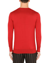 Silk v-neck sweater - | Dolce & Gabbana