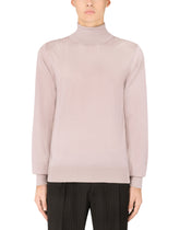 Extra-fine cashmere turtleneck sweater - | Dolce & Gabbana
