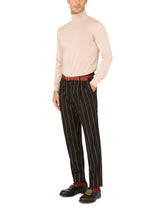 Extra-fine cashmere turtleneck sweater - | Dolce & Gabbana