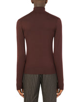 Extra-fine cashmere turtleneck sweater - | Dolce & Gabbana