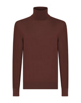 Extra-fine cashmere turtleneck sweater - | Dolce & Gabbana