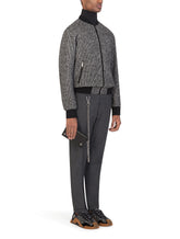 Wool turtle-neck sweater with DG embroidery - | Dolce & Gabbana