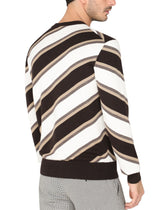 Silk and cashmere jacquard round-neck sweater - | Dolce & Gabbana