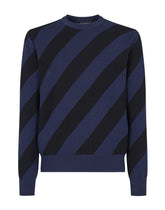 Silk and cashmere jacquard round-neck sweater - | Dolce & Gabbana
