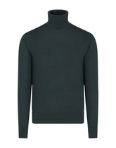 High-neck sweater in cashmere and silk - | Dolce & Gabbana