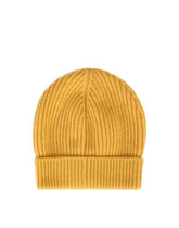 Knit wool hat with DG patch - | Dolce & Gabbana