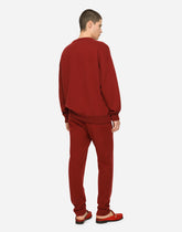 Crewneck cashmere sweater with DG logo - | Dolce & Gabbana