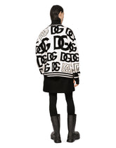 Round-neck wool jacquard sweater - | Dolce & Gabbana
