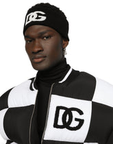 Cashmere jacquard headband with DG logo - | Dolce & Gabbana