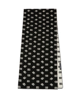 Wool and cashmere jacquard scarf with DG logo - | Dolce & Gabbana