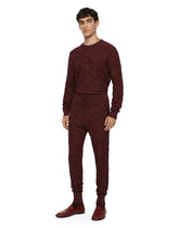 3D silk jacquard round-neck sweater - | Dolce & Gabbana