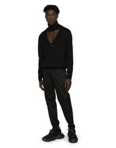 Turtle-neck pullover in virgin wool - | Dolce & Gabbana