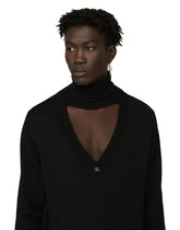 Turtle-neck pullover in virgin wool - | Dolce & Gabbana
