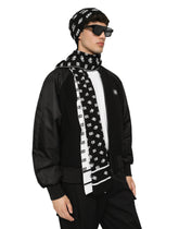Jacquard knit scarf with DG Monogram - | Dolce & Gabbana