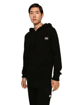 Hooded sweater in wool and cashmere - | Dolce & Gabbana
