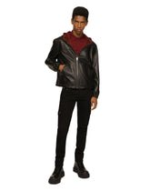 Wool polo-shirt with branded tag - | Dolce & Gabbana