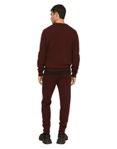 Wool round-neck sweater with branded tag - | Dolce & Gabbana