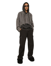 Washed cotton and linen granddad-neck sweater - | Dolce & Gabbana