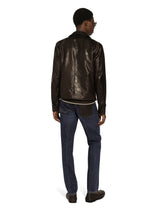 Striped silk polo-shirt with DG embroidery - | Dolce & Gabbana