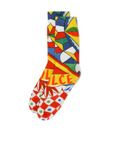 Carretto-print cotton socks - | Dolce & Gabbana