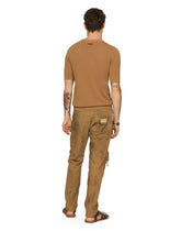 Cotton sweater with logo label - | Dolce & Gabbana