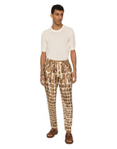 Cotton sweater with logo label - | Dolce & Gabbana