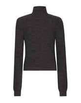 Wool fisherman’s rib-knit turtle-neck sweater - | Dolce & Gabbana