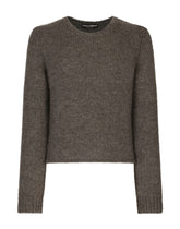Wool and alpaca round-neck sweater - | Dolce & Gabbana