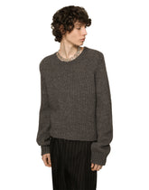 Wool and alpaca round-neck sweater - | Dolce & Gabbana