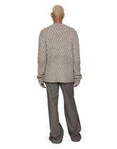 Alpaca wool and cotton cable-knit cardigan - | Dolce & Gabbana