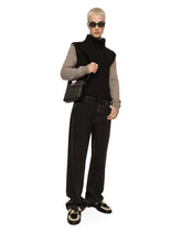 Two-tone wool and alpaca turtle-neck sweater - | Dolce & Gabbana