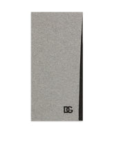 Cashmere scarf with DG logo - | Dolce & Gabbana