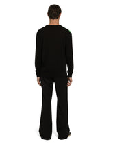 Banana-tree-print silk cardigan - | Dolce & Gabbana