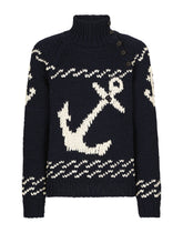 Marina-print turtle-neck sweater - | Dolce & Gabbana