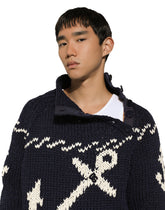 Marina-print turtle-neck sweater - | Dolce & Gabbana