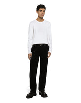 Crewneck wool sweater with DG logo - | Dolce & Gabbana