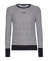 Boat-neck sweater in virgin wool - | Dolce & Gabbana