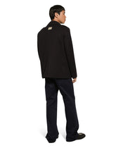 Boat-neck sweater in virgin wool - | Dolce & Gabbana