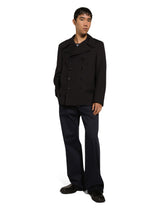 Boat-neck sweater in virgin wool - | Dolce & Gabbana