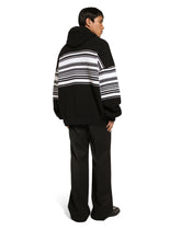 Hoodie with DG logo inlay - | Dolce & Gabbana