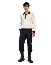 Long-sleeved silk polo-shirt - | Dolce & Gabbana